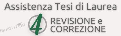 Revisione e correzione tesi di laurea - FarmTutor